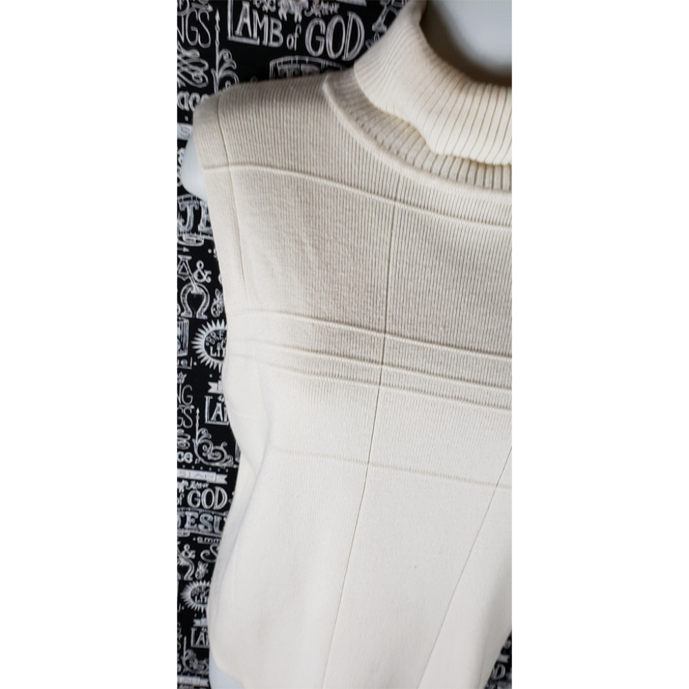 Christopher & Banks Turtle Neck Sleeveless Sweater - Picture 2 of 6